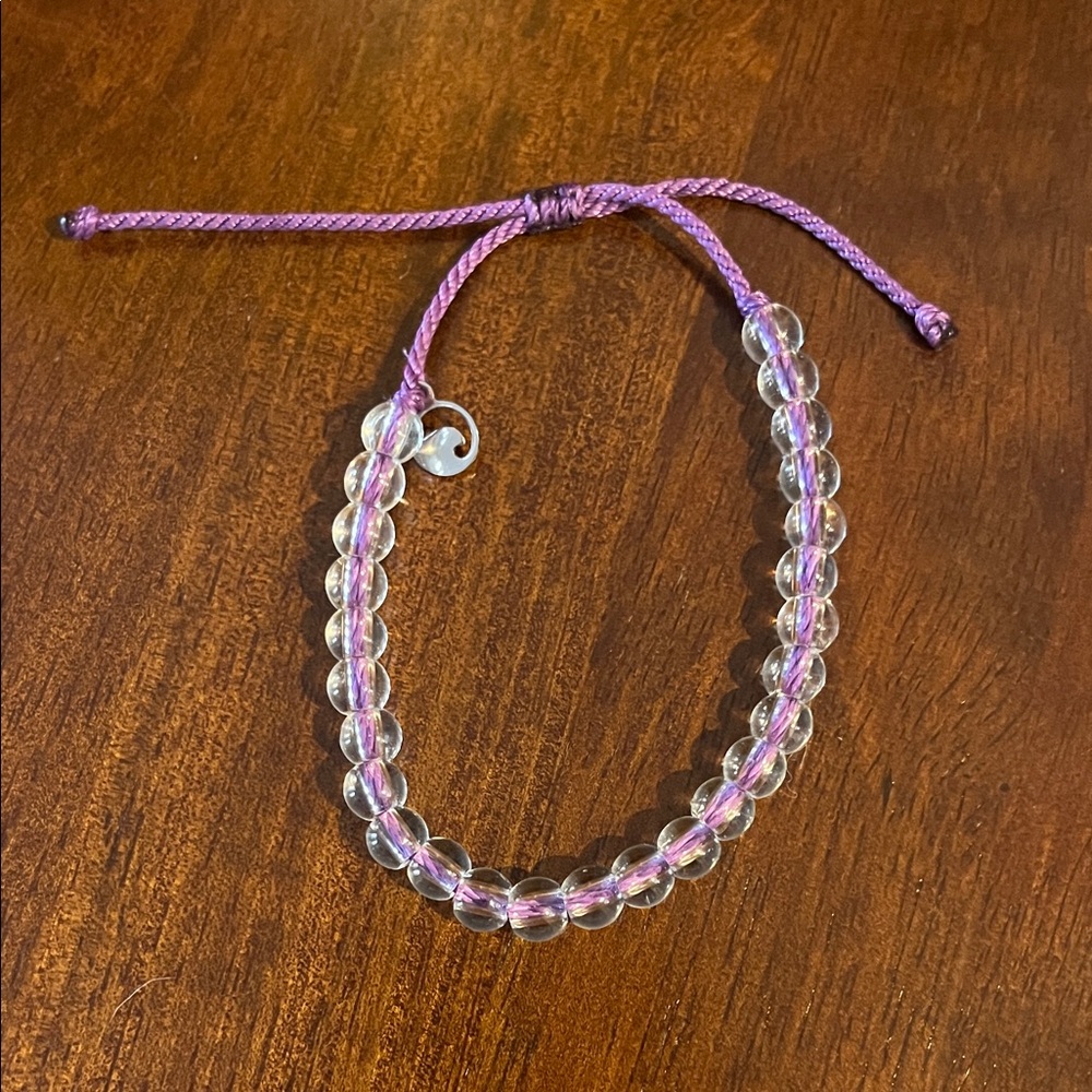 4Ocean Purple Beaded Bracelet